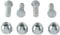 All Balls Racing 85-1065 Radbolzen und Muttern-Set