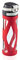 Leifheit Flip Borraccia Vetro 600 ml, Borraccia Acqua a Chiusura Ermetica e Resistente al Calore, Borraccia Palestra, Scuola e Ufficio Portatile, Rosso