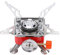 HUGEE Gaskocher Tragbarer - Mini Gas Campingkocher,Gaskocher Camping,Folding Metal Canister Stove Camping Gas Stove for Hiking,Picnic,Trekking and Outdoor Activities