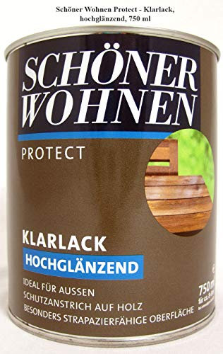 Protect Klarlack - Alkydharzlack, hochglänzend, farblos, 750 ml