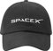 Axowr Bestickte Spacex Mütze Baseball Hüte für Damen und Herren Schwarz, Schwarz