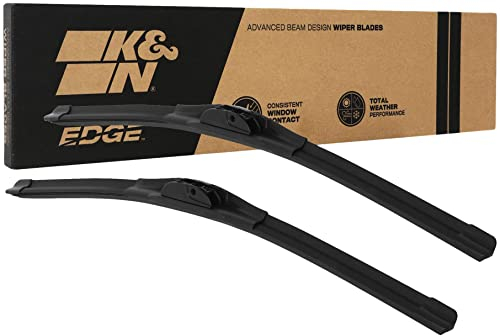 K&N Edge Wischerblätter: Allwettertauglichkeit, optimaler Windschutzscheibenkontakt, streifenfreie Wischtechnik: 55,9 cm (2er-Packung)