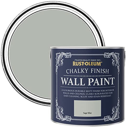 Rust-Oleum Green Matt Emulsion Wall Paint - Sage Mist 2.5L