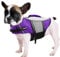Queenmore Hunde Schwimmweste, Rettungsweste, Schwimmweste Hund kleine große, Rettungsweste für Kajak, Bootfahren, Schwimmweste französische Bulldogge, Dackel (lila, L)