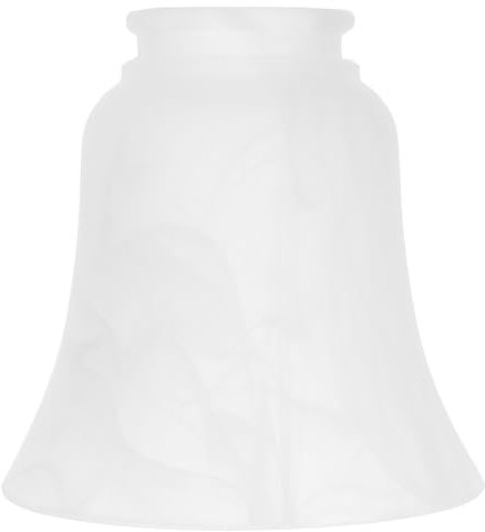Ersatzglas Schusterschirm Bell Lampe Gefrosteter Lampenschirm E27 Lampe Abdeckung Deckenleuchte Wandtisch Leuchtdicht Sahde Licht Accessoire für Heimische Deckenfluter Ersatzglas