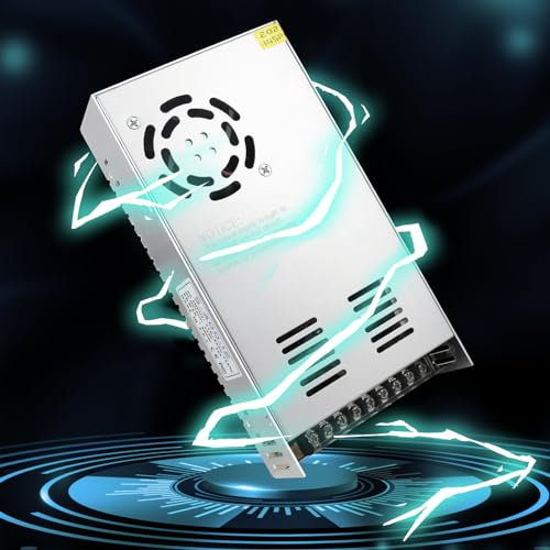 LightingWill 12V 33A 400W DC Universal Regulated Switching Power Supply, Converter AC 240V to DC 12V LED Power Adapter Transformer Driver, LED Strip light,Radio, Computer Project