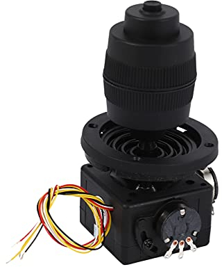 Wresetly Elektronischer 4-Achsen-Joystick-Potentiometer-Knopf für -D400B- 10K 4D-Controller mit Draht für Industrie