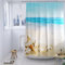 YISURE Tenda da doccia mare per bagno, tenda da doccia paesaggio larghezza 180 x altezza 200 cm