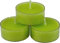 nk Candles 20 dänische Teelichter farbig durchgefärbt ohne Duft (limette-hellgrün)