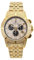 LOUIS XVI Majesté Iced Out 1123 - Ø 43 mm - Herren Uhr - Wasserdicht - Saphirglas - Armband Gold Iced - Zifferblatt CZ-Diamanten - CH Quarzwerk