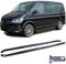 Seitenrohre Schweller Edelstahl Schwarz Glanz für VW T5 T6 T6.1 kurzer Radstand