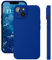 ELEVAVIDA Funda Protectora para Apple iPhone 14 Azul Mate de TPU, Protección para cámaras y contra caídas, Resistente a los arañazos, Carcasa Azul Mate Delgada para Apple iPhone 14 Slim Case