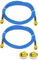 Vecys 2PCS SMA Stecker auf SMA Stecker RF Koaxialkabel SMA RF Koax Pigtail Kabel 3.3ft/1M RG402 SMA Stecker 50 Ohm Low Loss Verlängerungskabel