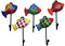 Gall&Zick Wandhaken Haken bunt Set Motiv Keramik Handtuchhaken handbemalt (Fische multi Set/4)