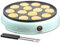 Baker's Friend BF-DMPM01 Mini Dutch Pancakes Maker, Cast Iron Plastic, Aqua