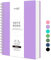 RETTACY Notizbuch B5 Dotted, Bullet Journal Spiral-Notizbuch Gepunktet mit 300 Seiten, Softcover Ringbuch 100 g/m² Dickes für Frauen Männer Arbeit Büro Schule, 14.5 x 21cm - Lila