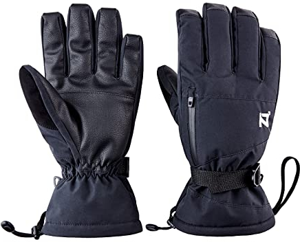 OOZi Skihandschuhe für Herren und Damen, Wasserdicht atmungsaktiver Winter Handschuhe, für Skifahren, Snowboard, Eislaufen, Wandern