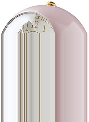 Battery Alarm Clock - Super Silent Non Ticking Small Clock With Night Light - Silent Bedside Clocks Battery Operated - Non Ticking Desk Clock - Analogue Alarm Clock - Bedroom Retro Alarm Clock Simple