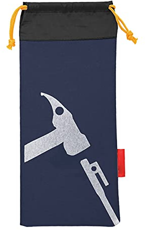 Keenso Hammer Nagel Beutel, Zelt Peg Bag Camping Zelt Pfähle Tasche für Camping Zelt Hämmer (Navy blau)