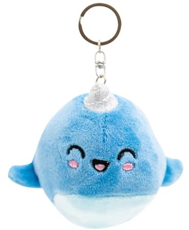 Mr. Wonderful - Porte-clés peluche petit - Narval