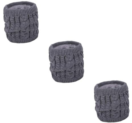 SAFIGLE 3St One-Loop-Schal Schals winterschal Weicher Schal Dunkelgrauer Schal gru schal feichtucher Flauschiger Schal presents for women warmer schal Rundschal wild Liebhaber