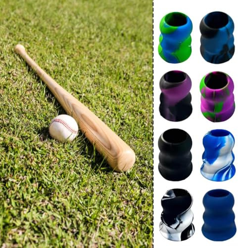 Bat Knob Taper, Grip Taper Knob Absorbent Bands, Baseball Schläger Grip Tape, Ergonomisches Design, Erhöhter Bodenschutz für verbesserten Griffschutz, Sport und Training