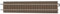 Trix 62922 H0 Übergangsgleis C-Gleis auf Fleischmann Profigleis 180 mm (1 Stück)
