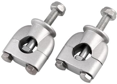 Motorcycle Handlebar Riser Motorbike Accessories 1 Pair 22mm Aluminum Motorcycle Handlebar Risers Handle Bar Mount Clamps Pit Bike Handlebar Risers Clamp