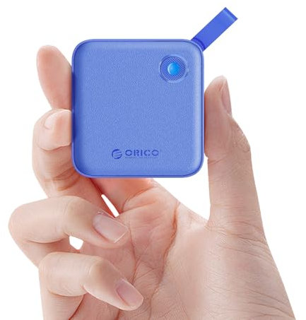 ORICO Portable SSD 512 GB with 2 in 1 USB C Cable, External Solid State Drives, Up to 460MB/s, Status Indicator, Reliable Storage for USB-C Smartphone, Tablet, PC - B5PLUS