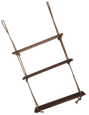 Alipis Wooden Plate Shelf Wall Hanging Rack Storage Rack Decorative Shelf Diy Hanging Living