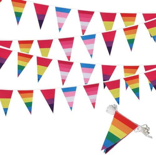 ACTOYS Bandera Arcoiris 8M Bandera LGBT Flag, Orgullo Gay Colores Vivos, Bandera Gay Resistentes la Intemperie para Desfiles del Día del Orgullo, Jardines, Exterior, Decoraciones de Fiestas