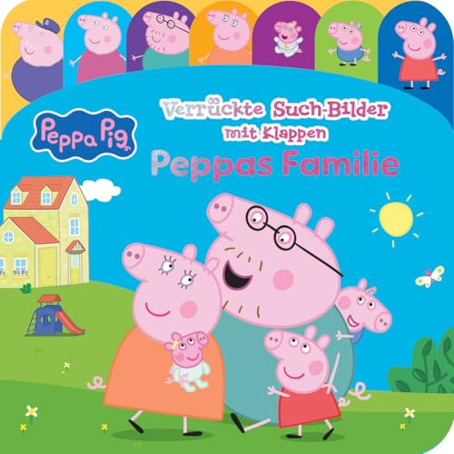 Peppa Pig - Verrückte Such-Bilder mit Klappen - Pappbilderbuch mit 20 Klappen - Wimmelbuch für Kinder ab 18 Monaten - Peppa Wutz