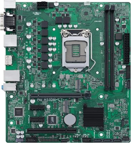 Placa Base Fit For ASUS Pro H510M CT/CSM Intel H510 LGA 1200 DDR4 64GB PCIE 4,0 Compatible con Core I3-10100 I5-10400 I5-11400F I7-10700 CPU