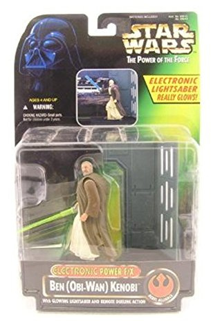 Star Wars Power of the Force Electronic Power F/X Ben Kenobi Action Figure
