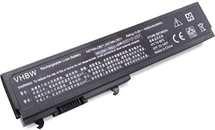 vhbw 1x batería Compatible con HP Pavilion dv3004TX, dv3002TX, dv3003TX, dv3000/CT, dv3001TX, dv3000 Notebook (4400 mAh, 10,8 V, Li-Ion)