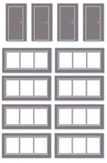 Wills SSM314 Doors & Windows Detail Pack