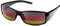 Piersando Sonnenbrille Brille Fahne Fussball EM & WM Länderflagge Augen Fanartikel Land Flagge Deutschland