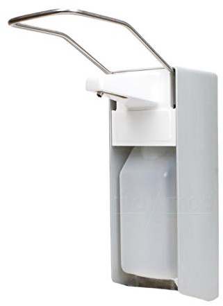 Wandspender premium line aus Aluminium Ausführung 500ml, inkl. Edelstahlpumpe, Universalspender, Seifen- und Desinfektionsspender der Firma Vitamed Matthias Quinger e.K. (4)