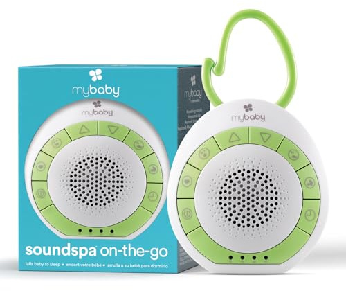 RIIMUHIR MyBaby Soundspa On-The-Go - Máquina portátil de ruido blanco