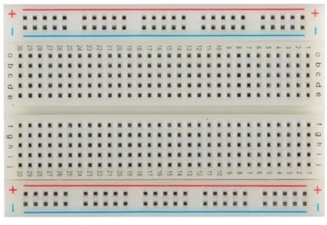 Velleman Steckplatine, lötfrei, 400 Kontakte, kompatibel mit Arduino, ABS, grau