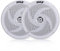 Pyle Altoparlanti Marini, Casse Audio 13,34 Centimetri, 2 Vie Impermeabili, Speaker con Potenza 180 Watt, Design a Profilo Basso, 1 Coppia, Bianco