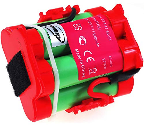 Battery for robotic lawn mower Flymo 1200R, 18V, Li-Ion