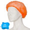Klipphauben 52 cm in Orange | 100 Stück | Spinnvlies Einweghauben - luftdurchlässig & latexfrei | Ideal für Hygienebereiche (Orange)