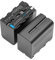 COOLSHOW F970 F960 F930 F950 Battery 2 Packs Replacement for Sony FDR-AX1,DCR-VX2100, DSR-PD150,DSR-PD170,HDR-AX2000,HDR-FX7, HDR-FX1000, HVL-LBPB, HVR-V1U, HVR-Z1P,HVR-HD1000U