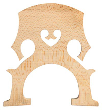 Maple Cello Fitted Bridge Old European Cello Bridge - 3/4 Size, Self-Adjusting, Wooden, Decor Accessory