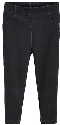 NEXT Mädchen Jeggings (3 Monate bis 7 Jahre) Einzelpack Schwarz Denim 116-122