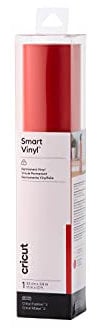 Cricut Smart Vinyl Permanent | 1 sheet | 33cm x 3.6m | Red