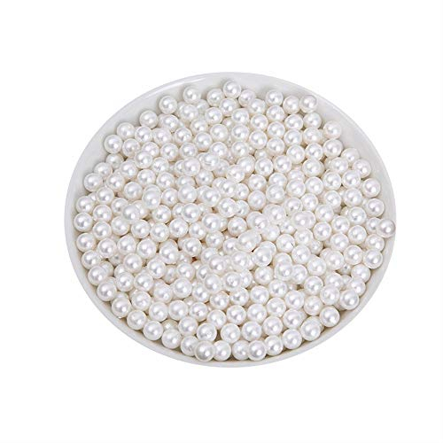 SLHEQING Make up Organizer Beauty Organizer Schmuck Pinselhalter Gold, Glas Kosmetik Aufbewahrung (Perle Weiß 200g)