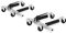 MSW Cric Sollevatore Cric Idraulico per Auto Professionale MSW-HRH-600 (335-595 mm, 567 kg, Ruote in Nylon)