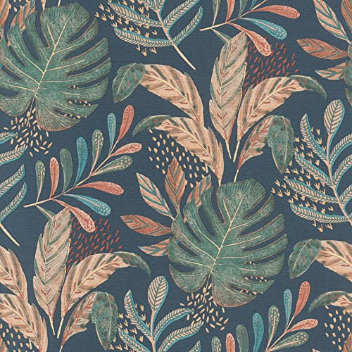 Rasch Tapeten Vliestapete (Botanical) Blau 10,05 m x 0,53 m Selection Vinyl/Vlies 464306